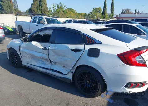 2017 Honda Civic Ex from USA, damaged, VIN 2HGFC2F75HH516008